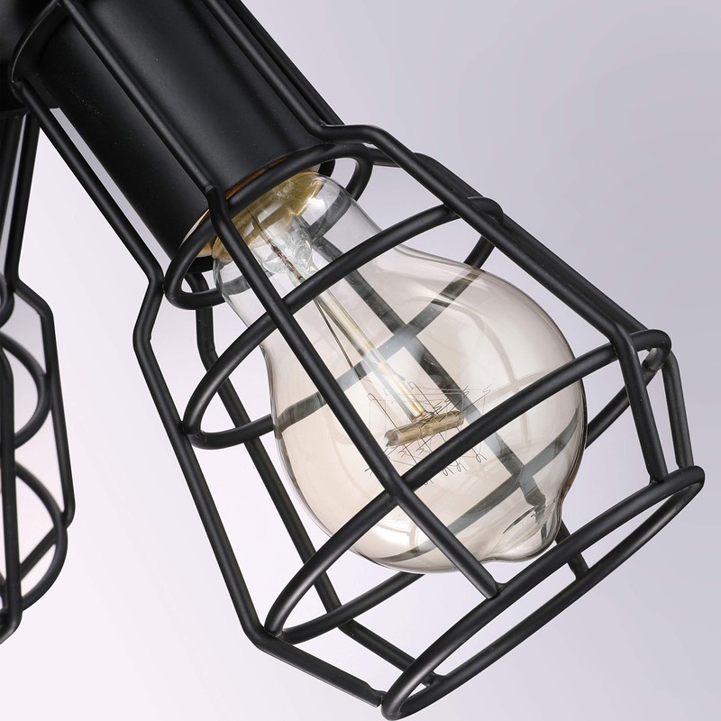 Farmhouse Close to Ceiling Light with Pull Chain, 3 Lights