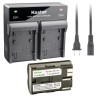 Kastar BP-511 Battery or Dual Rapid Charger for Canon EOS