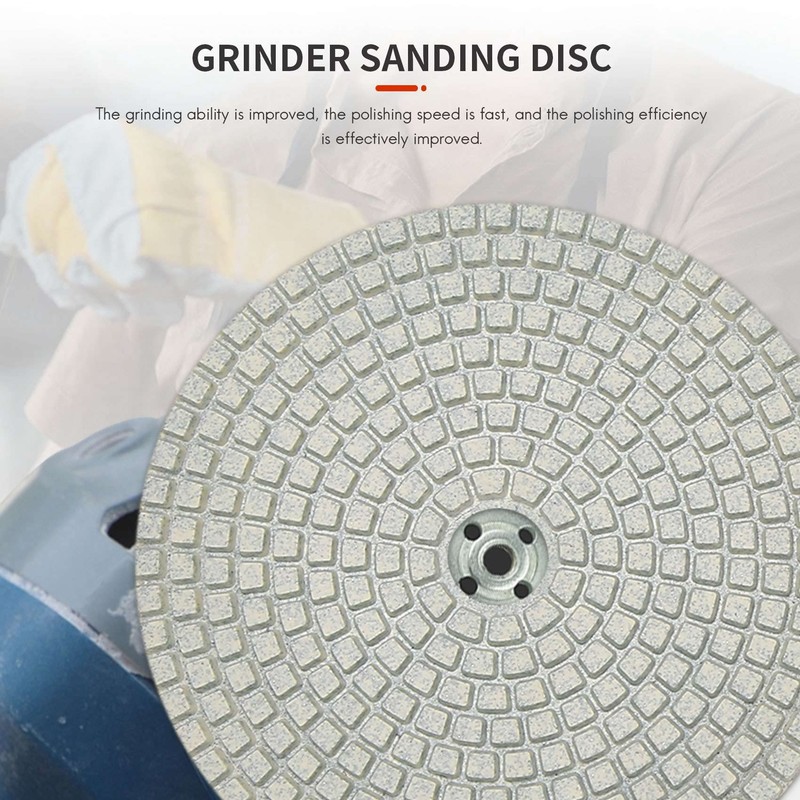 9Pcs/Set 5 Inch Diamond Polishing Pad Set Marble Concrete Stone