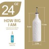 Sweejar Large Olive Oil Dispenser Bottle with Spout, 24 Oz