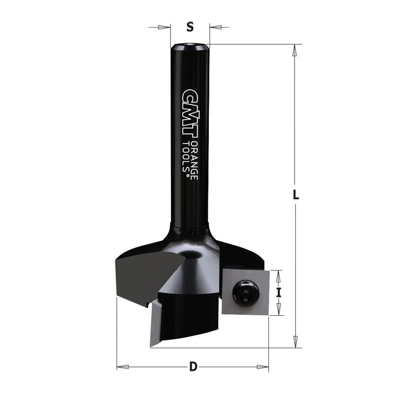CMT Orange Tools 663.007.11 Planing Mill with Reversible Plates HM
