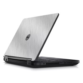 Unbranded/Generic BRUSHED ALUMINUM Vinyl Lid Skin Cover fits Dell Latitude E5550 E5570 Laptop