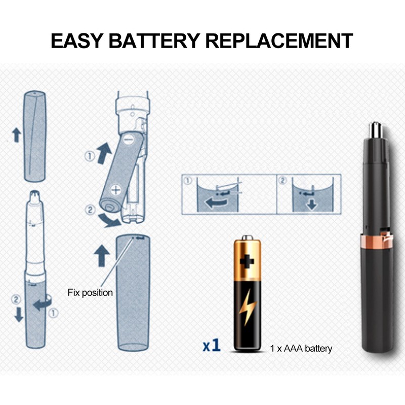 Multi Functional Electric Nose Hair Shaver Beard Eyebrow Trimmer Cutting