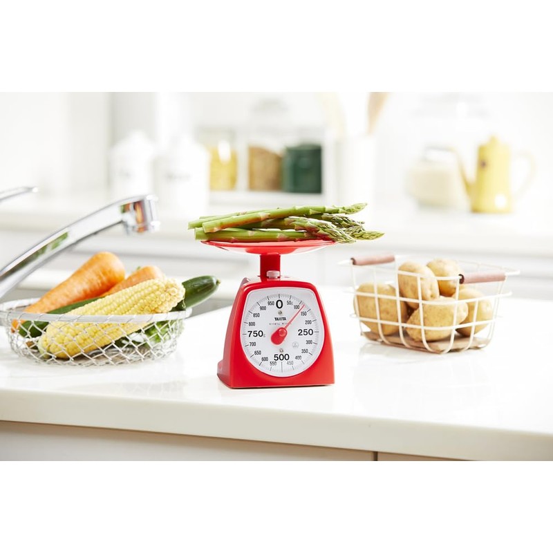 TANITA 1439 – Re – 1kg Cooking Scale (Red)