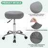 M METERXITY 2-Pack Bar Stool Covers Round, for 12-15 Inch