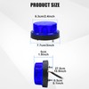 Ygmylandbb LED Strobe Warning Light, Blue Flashing Strobe Beacon Light,
