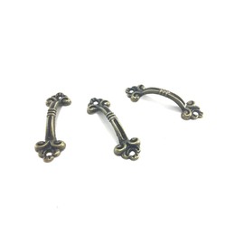 Happy Spring Handle Knob Antique Total Length 2.0 inches (5 cm) Screw Pitch 4 cm I (10 Pieces)
