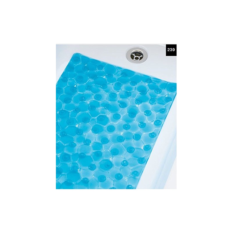 Spirella 10.13518 Bionic Clear Plastic Bath Mat 71 x 36