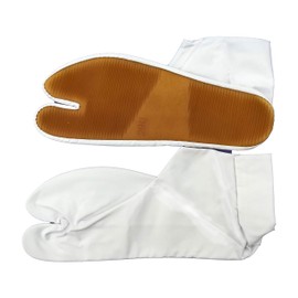 Festival Tabi Socks, Rubber Soles, 4 Pieces, White, white