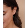 Starchenie Dangle Drop Earrings for Women 925 Sterling Silver Pear