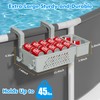 Poolside Storage Basket 2 Pack - Above Ground Pool Accessories,