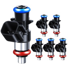 GPMMWPG Fuel Injectors 4 Holes Set of 6 0280158233 Compatible with Chrysler for 200/300 2011-2017, for Grand Cherokee for Wrangler for Challenger for Charger for Durango for Avenger for Town Country