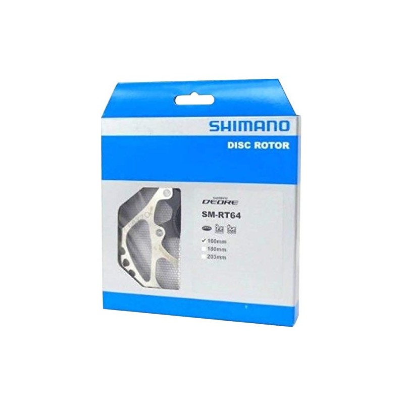 Shimano ESMRT64SI3C DEORE Disk Rotor SM-RT64-S 6.3 inches (160 mm)