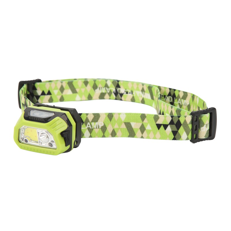 LED Induction Headlamp Waterproof Headband Flashlight for Outdoor Camping Night