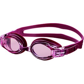 SWANS SW-34N Swimming Goggles, For Fitness, Swimming Goggles, Easy Belt Adjustment, Pink x Wine (PIWIN) Free Size