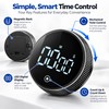 Magnetic Rotary Kitchen Timer – Battery-Free Count Up & Countdown