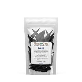 Kush Charcoal Incense Cones 2" BACKFLOW - 60 Pack - Natural Scented Cones Handmade Hand Dipped