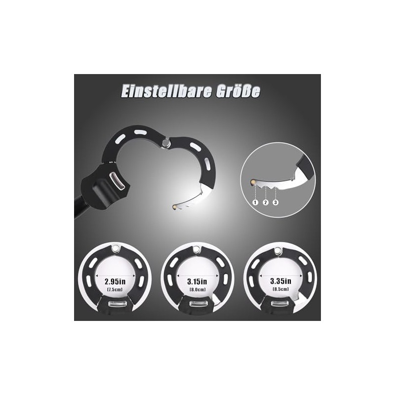 E Scooter Lock, Handcuff Lock with Key & Waterproof Bag,