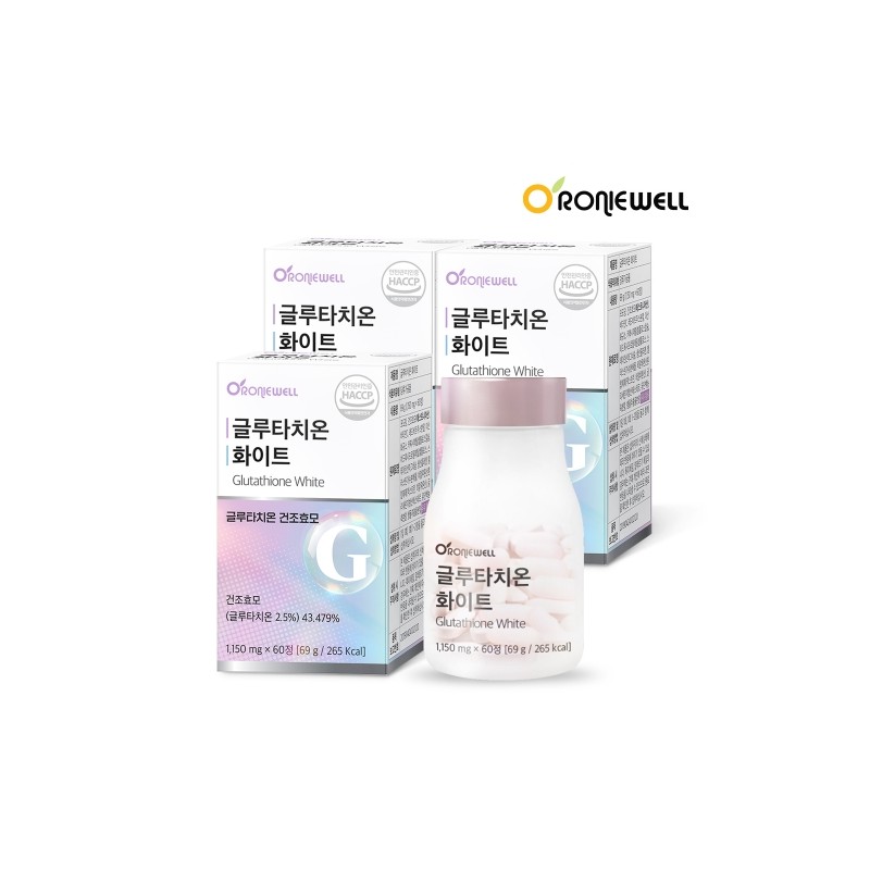 Roniwell Glutathione White (1,150mg) 60 Tablets / 로니웰 글루타치온 화이트