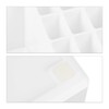 Relaxdays Acrylic Cosmetic Organiser, Small Make-Up Organiser with 16 Compartments
