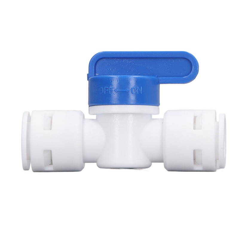 10Pcs Inline Shut Off Ball Valve 3/8in OD Plastic Quick