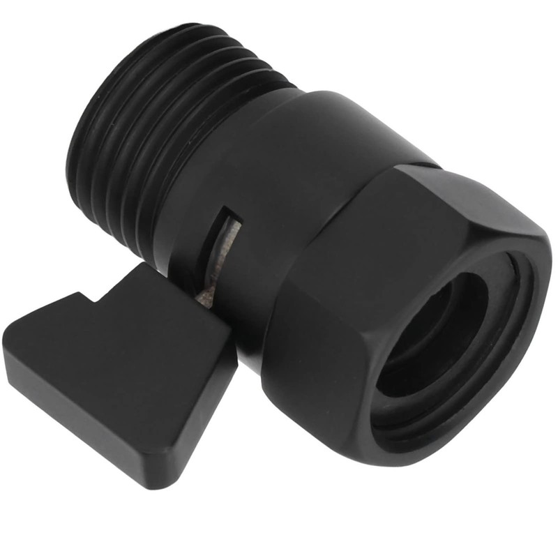 Brass Water Valve Diverter Valve Black Brass Shut Off Valve