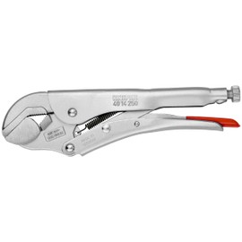 KNIPEX Tools - Universal Grip Pliers, Pivoting Jaw, Chrome (4014250)
