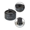 UTZIKO 1-1/2" Conduit Knockout Punch Unit with Manual Draw Stud