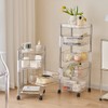 OnDisplay Multi-Tier Rotating Swivel Bin Storage Basket Tower - Kitchen/Bath/Laundry