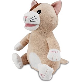 iLive iSB485CATTN Bluetooth Buddy Cat Speaker, Moves to The Music (Tan)