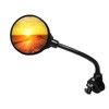 Bike Rearview Mirror with Wide-Angle Convex Lens, Fits 22-32MM Handlebars,