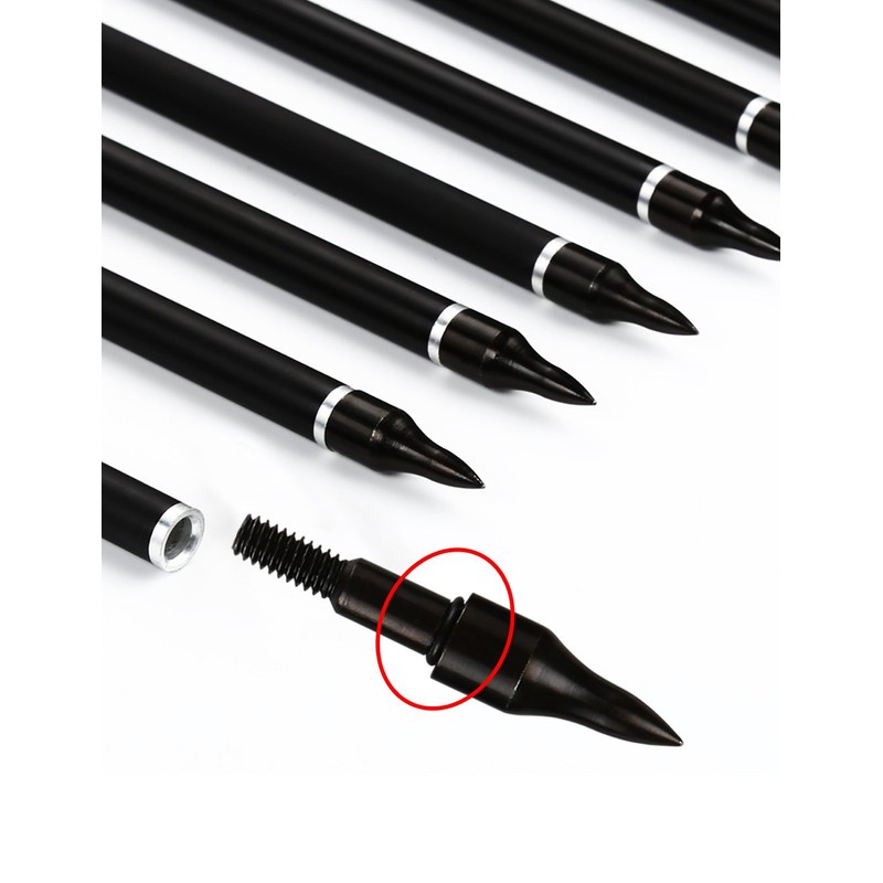 PANDARUS Archery 30Inch Carbon Practice Hunting Arrows with Removable for