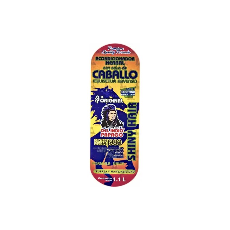 Acondicionador De Cola De Caballo 1100ml Indio Papago Full
