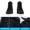 GARGOYLE BELLS Men's Casual Boot PU Leather Combat Boots For