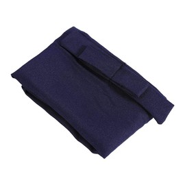 Fdit Adjustable Half Aprons Polyester Money Apron with 2 Waist Pockets for Waiter Waitress(Navy Blue)