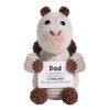 Birthday for Dad Him Men, Positive Crochet Animals Capybara Emotional