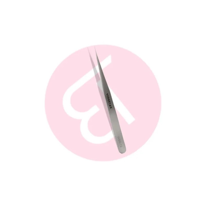 Juego De Pinzas 2 Pz Aplicación Extensiones De Pestaña Plata