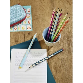 Ergonomic Graphite Pencil - STABILO EASYgraph - Right-Handed - Pack of 12 - Orange - HB
