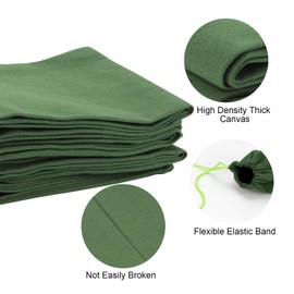 Kcgani 6 Pcs Flood Water Barrier Sand Bags, Reusable Home Flood Barrier Green Flood Protection Sandbag Tube, Flood Rain Wind Barrier Sand Bag Tube for Balconies Garage Floors Flood Control, 6 FT