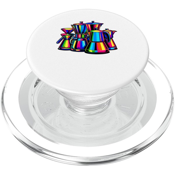 Coffee Coffeemaker Beans Caffeine Espresso Barista PopSockets PopGrip for MagSafe