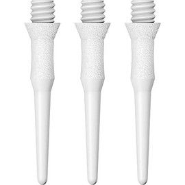 Mission Titan Drift Pro Softtip Dart Tips with Soft Tip, 100 Plastic Tips 2ba (White)