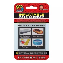 Flex Seal Family of Products Stop Leaks Fast Inflatable Patch & Repair Kit PVC