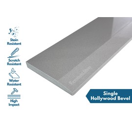 Threshold.Shop Single Hollywood Engineered Marble Threshold for Floor Transitions (Silver, 5" x 36")