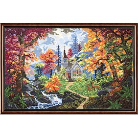 Janlynn Counted Cross Stitch Kit, White