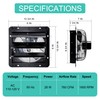 Hipoilk 7 Inch Shutter Exhaust Fan for Greenhouse, Shed, Garage,