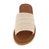 CUSHIONAIRE Women's Carly slide Sandal with Comfort Foam, Raffia 8.5