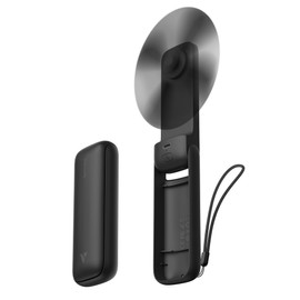 Aecooly Slim Portable Fan 2 Pack, Thin Handheld Fan, USB Rechargeable Mini Personal [24H Max Cooling Time], Battery Powered Small Foldable Pocket for Travel, Summer, Gifts for Women -Black