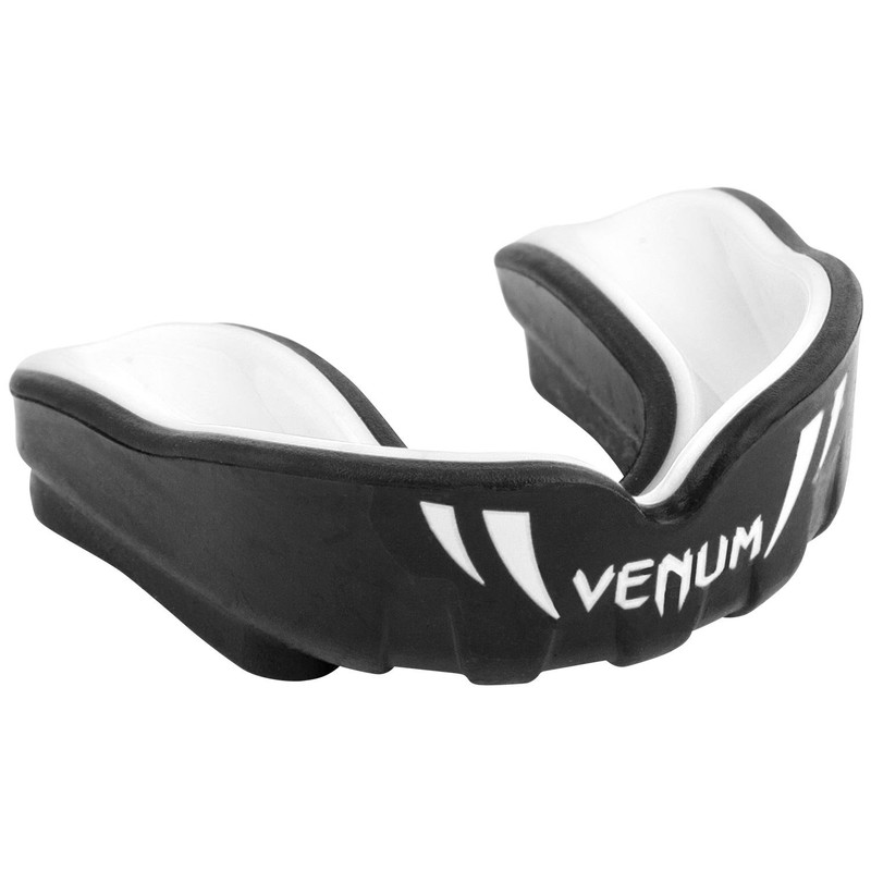Venum Children's Challenger Mouthguard, Black/White, One Size