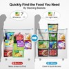 iSPECLE Deep Freezer Organizer Bins - 3 Pack Large Freezer