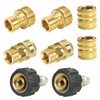 Xiny Tool Pressure Washer Adapter Set, Quick Disconnect Kit With